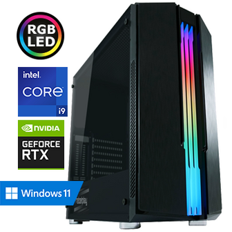Core i9 11900F - RTX 3050 - 32GB RAM - 500GB M.2 SSD - 2TB HDD - RGB - WiFi - Bluetooth - Game PC (RP-374852)