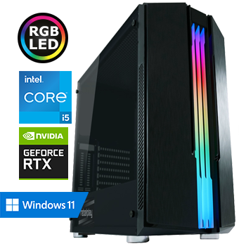Core i5 11400F - RTX 3050 - 16GB RAM - 500GB M.2 SSD - 1TB HDD - RGB - WiFi - Bluetooth - Game PC (RP-374449)