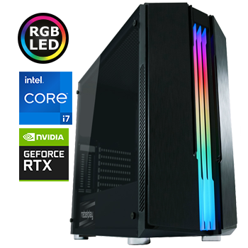 Core i7 11700F - RTX 3050 - 16GB RAM - 500GB M.2 SSD - 1TB HDD - RGB - WiFi - Bluetooth - Game PC (RP-374517)
